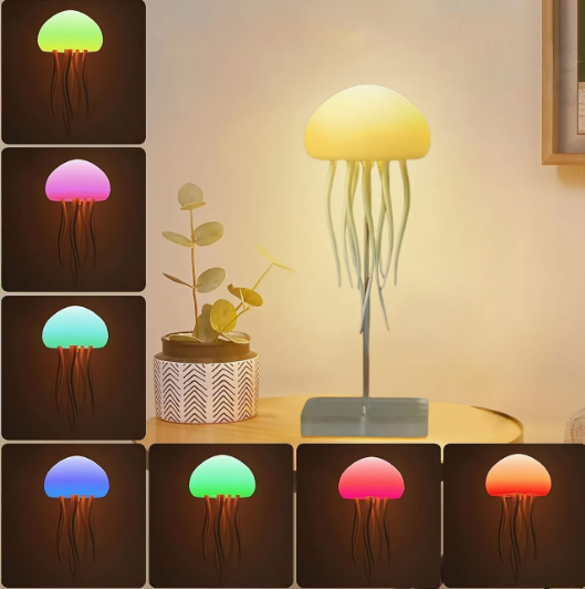 LunaGlow Jellyfish Lamp