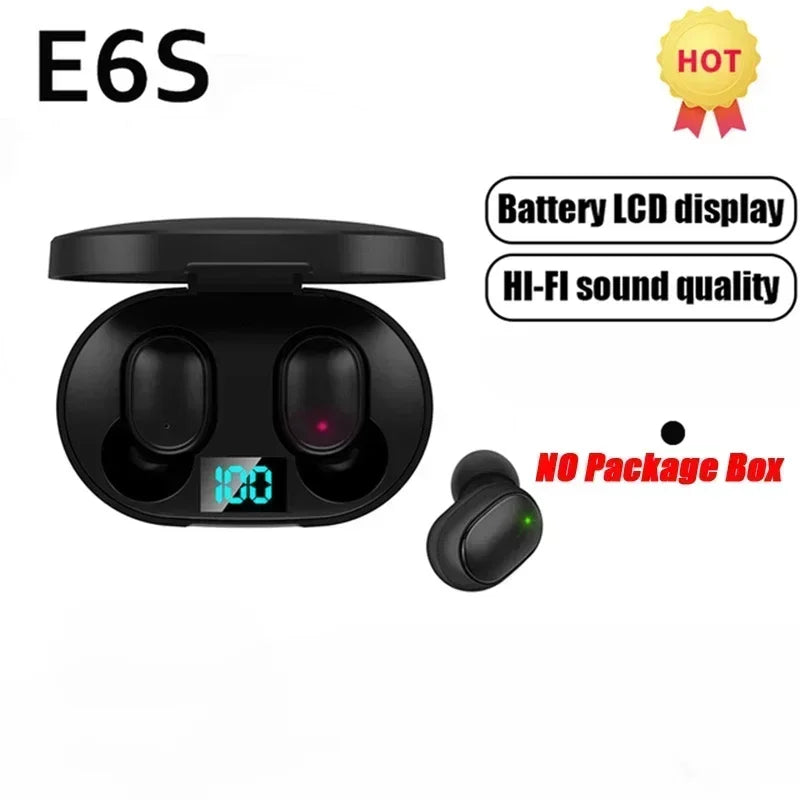 E6S Wireless Bluetooth Earphones