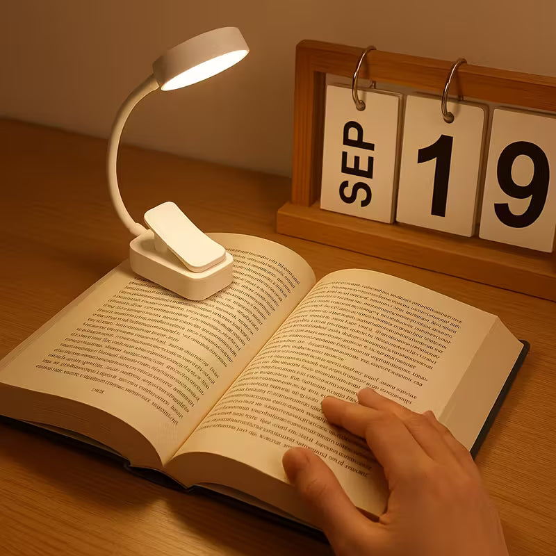 Adjustable Brightness Clip-On Reading Light
